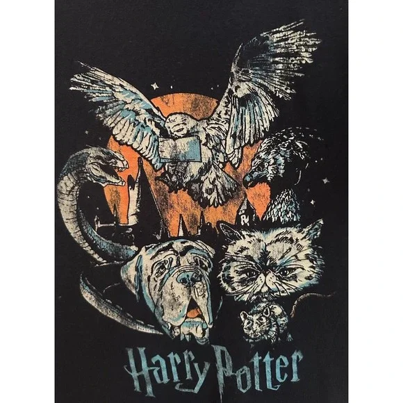 Harry Potter Magical Creatures T Shirt Size M Universal Ravenclaw Magic - Picture 4 of 4